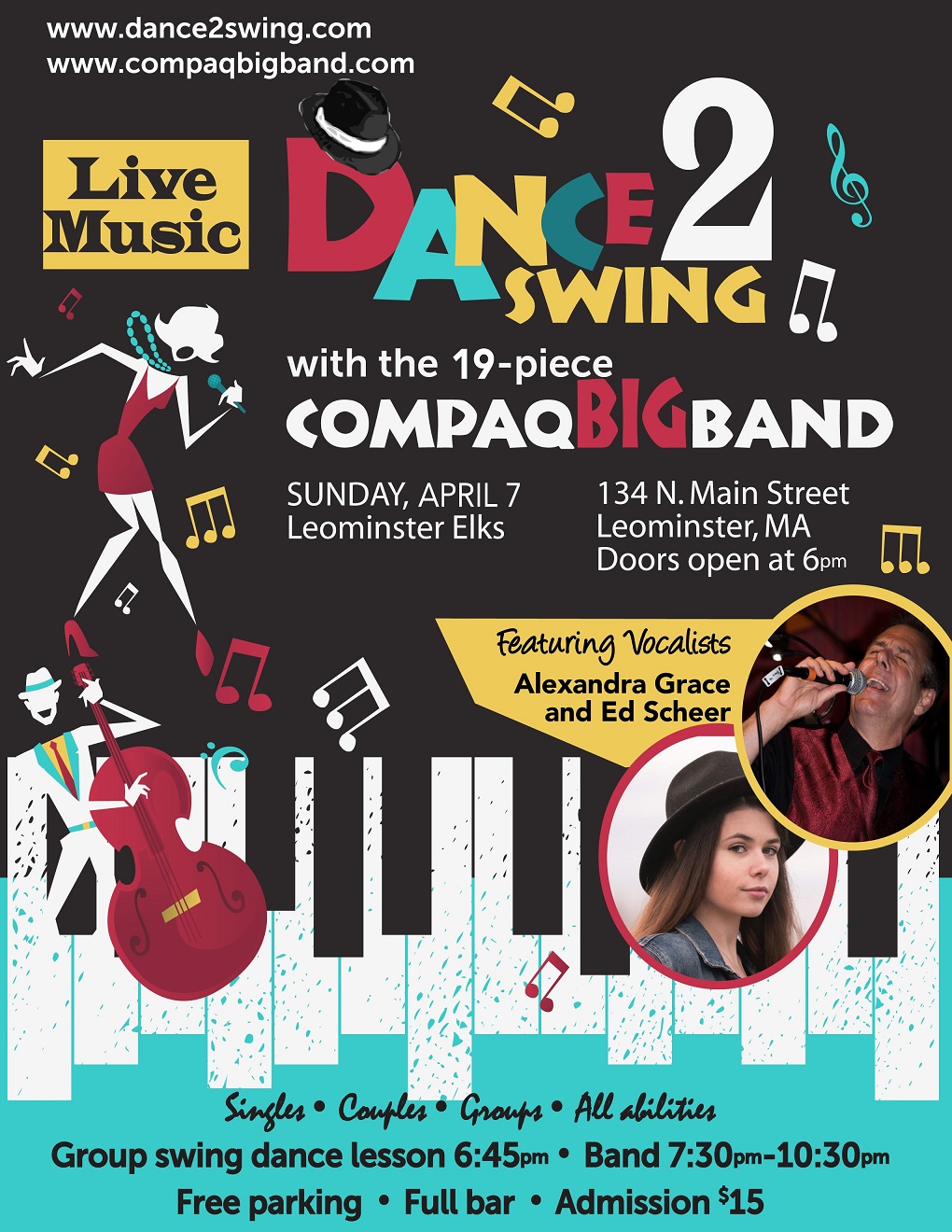 Dance-2-Swing swing dance poster