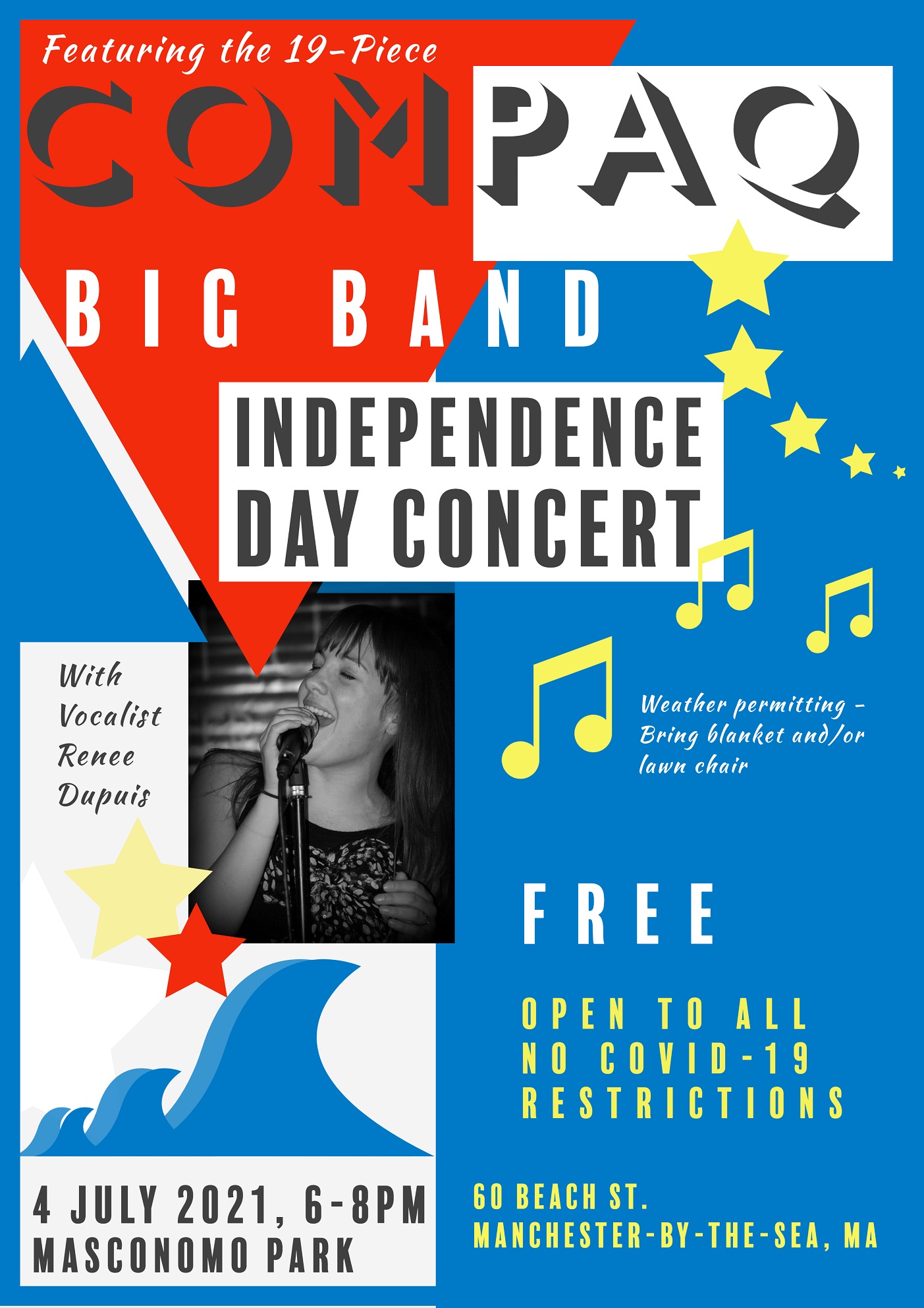 Masconomo Park Independence Day Concert poster