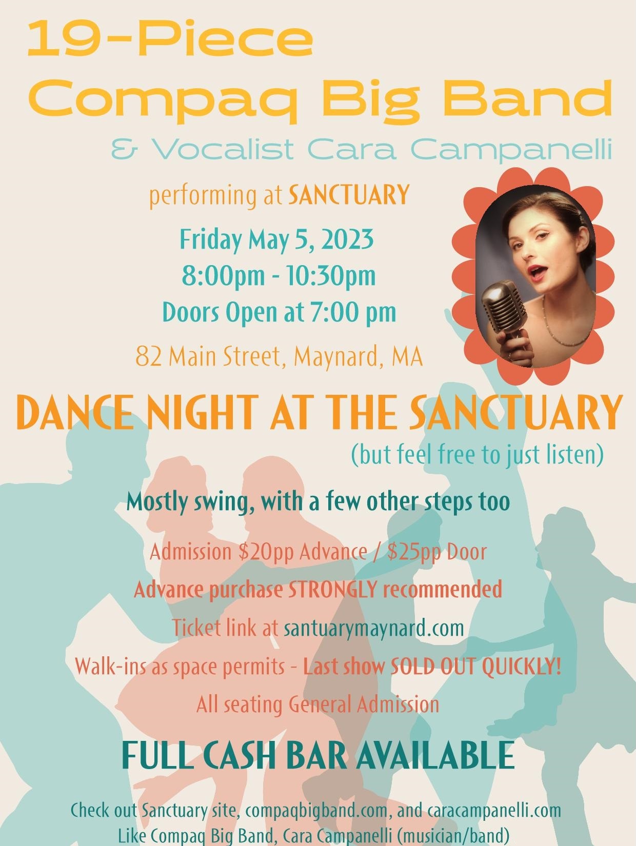 Dance Night at Sanctuary poster