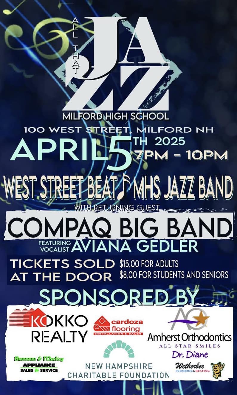 All That Jazz concert poster