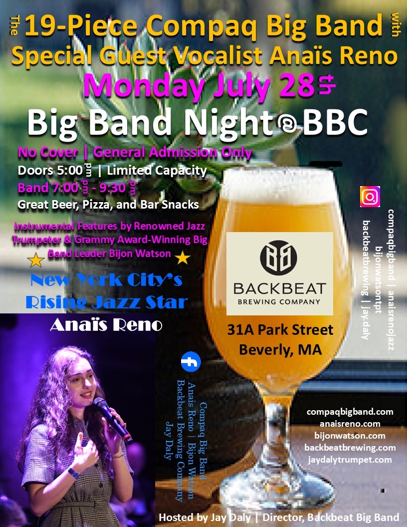 Backbeat Brewing Company concert poster