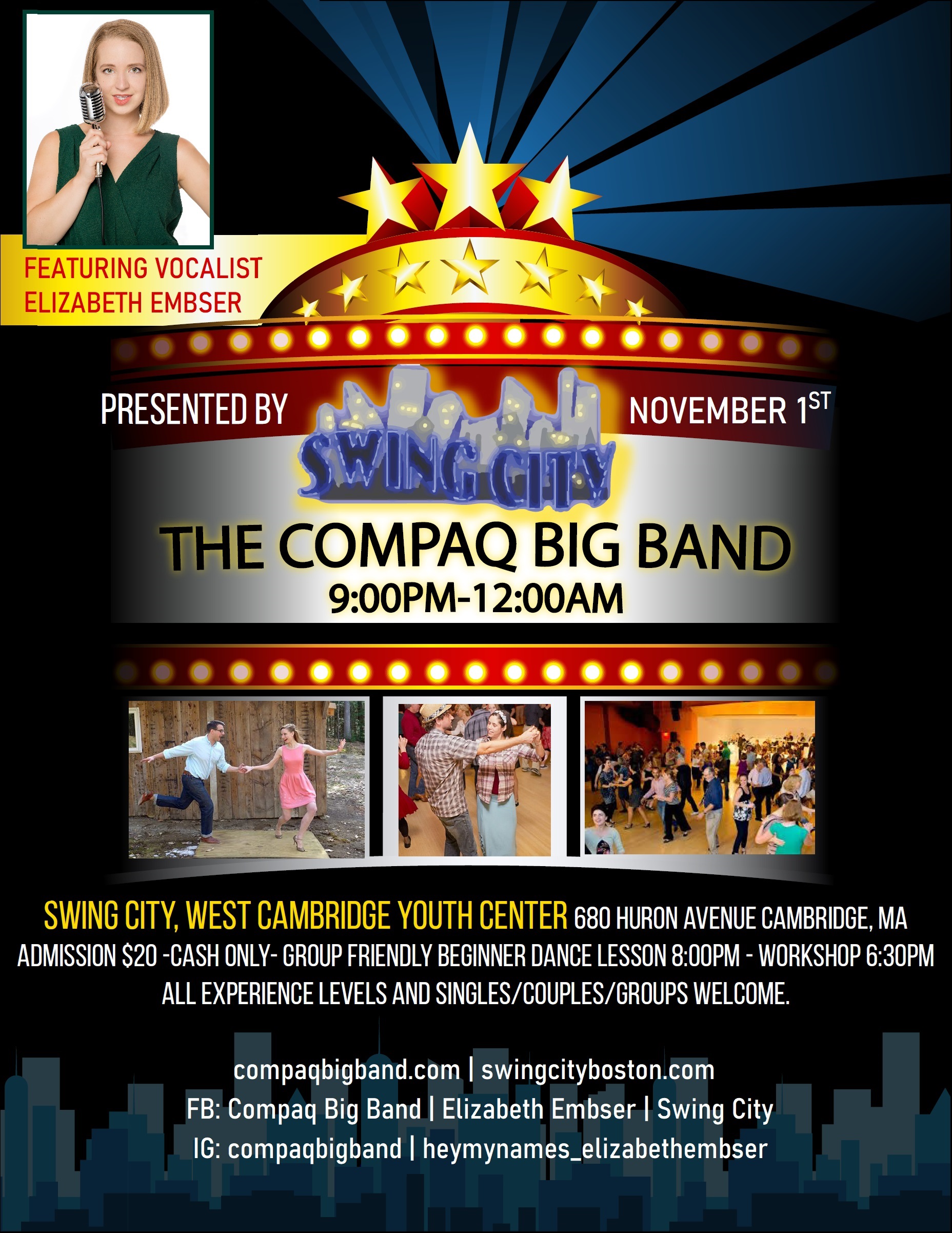 Swing City swing dance poster