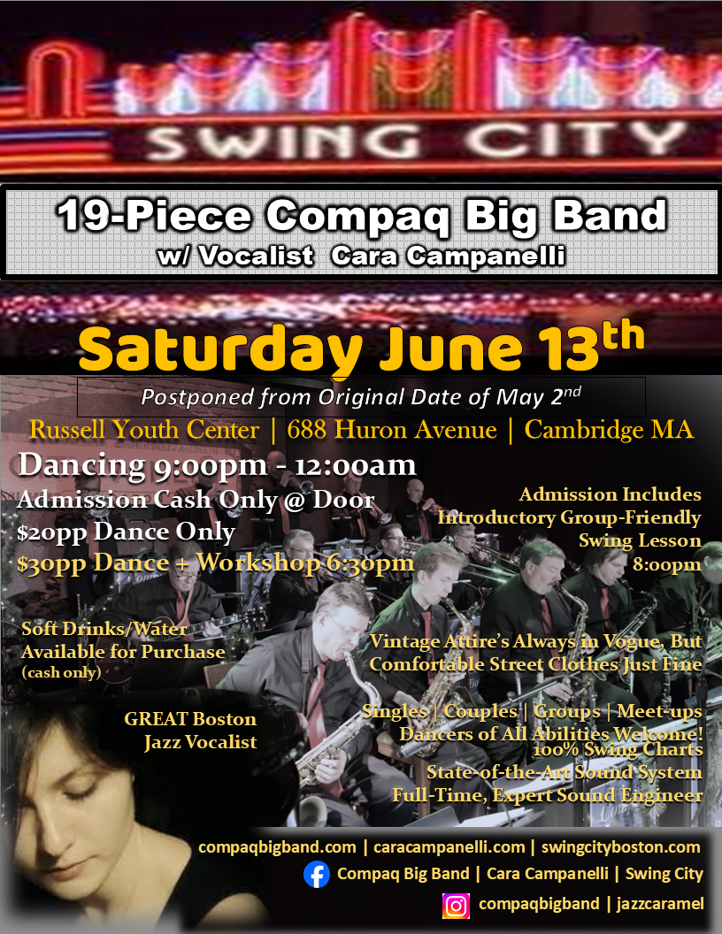 Swing City swing dance poster