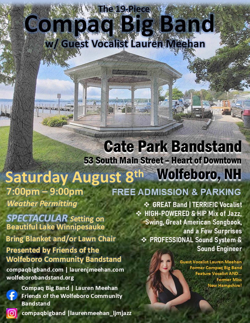 Wolfeboro Summer Concert Series poster